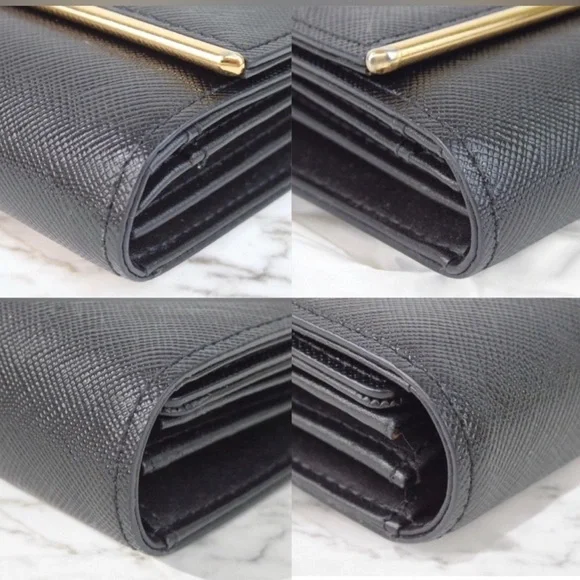 MCM Signature Leather Continental Wallet - Picture 6 of 15